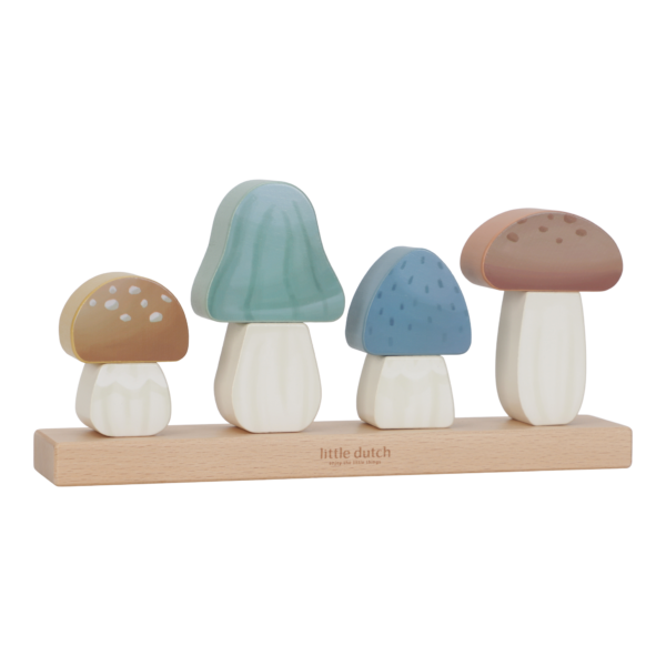Stacking Puzzle Mushrooms - Forest Friends FSC